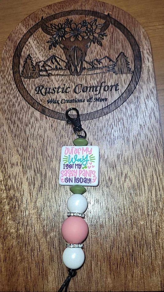 Sassy Pants Keychain