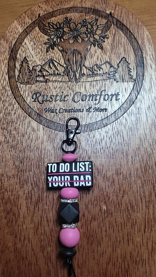 To Do List Keychain