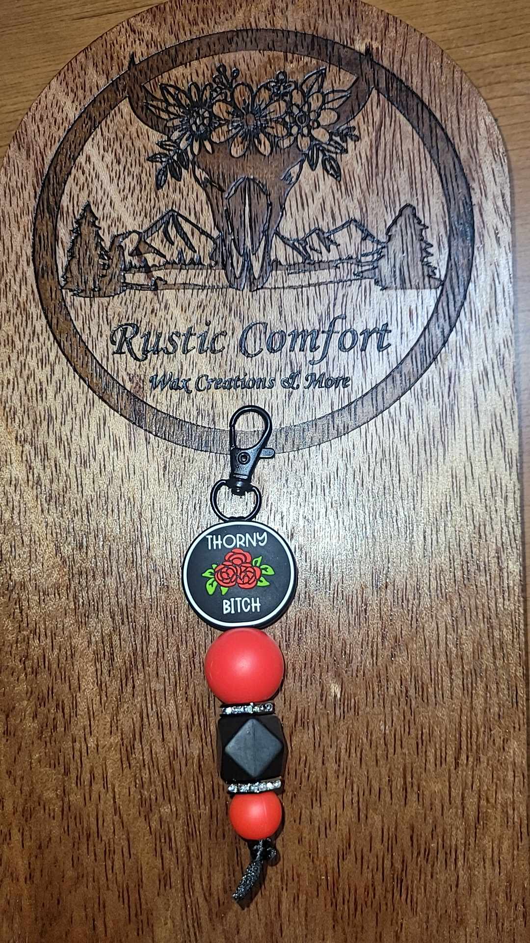 Thorny B**** Keychain