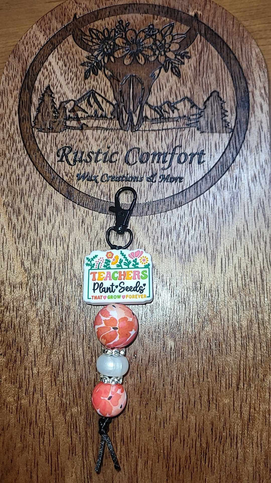 Teacher Seeds Keychain