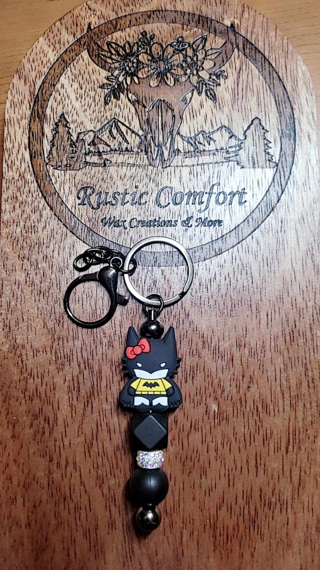 Bat Kitty Keychain