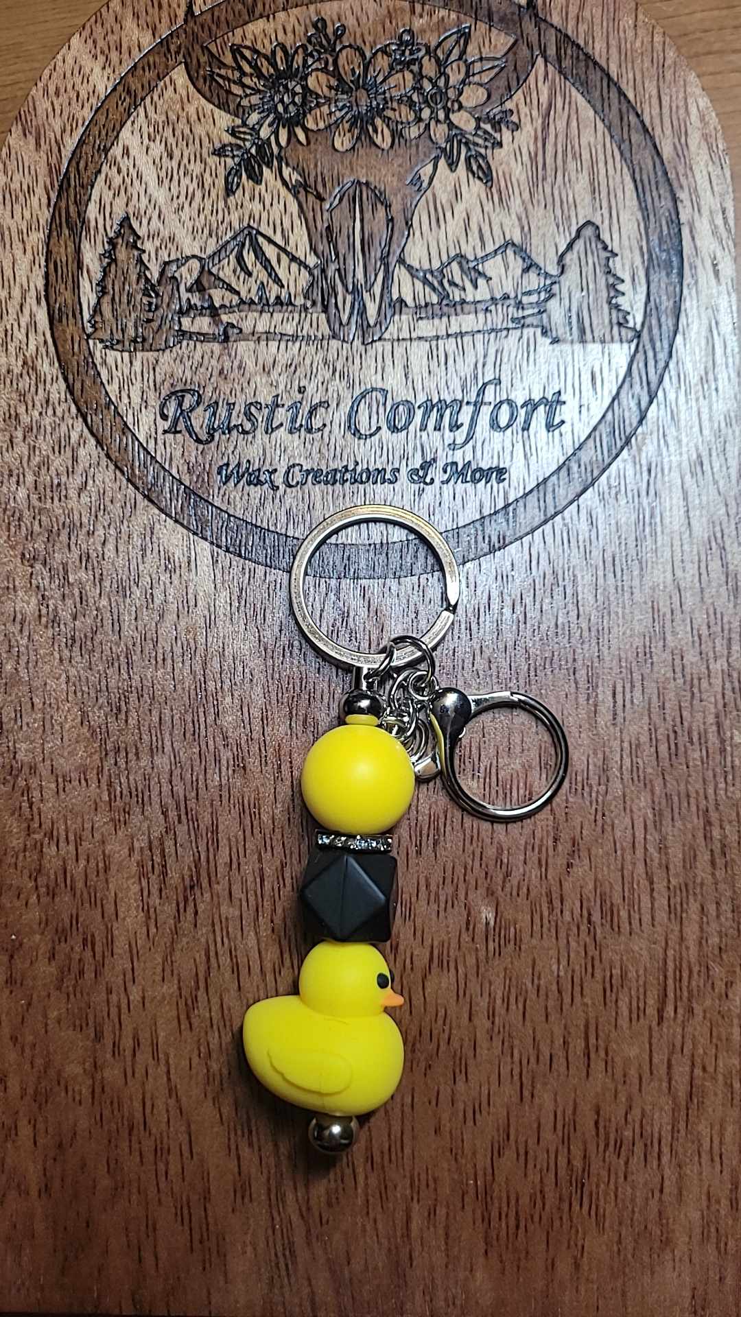 Yellow Duck Keychain