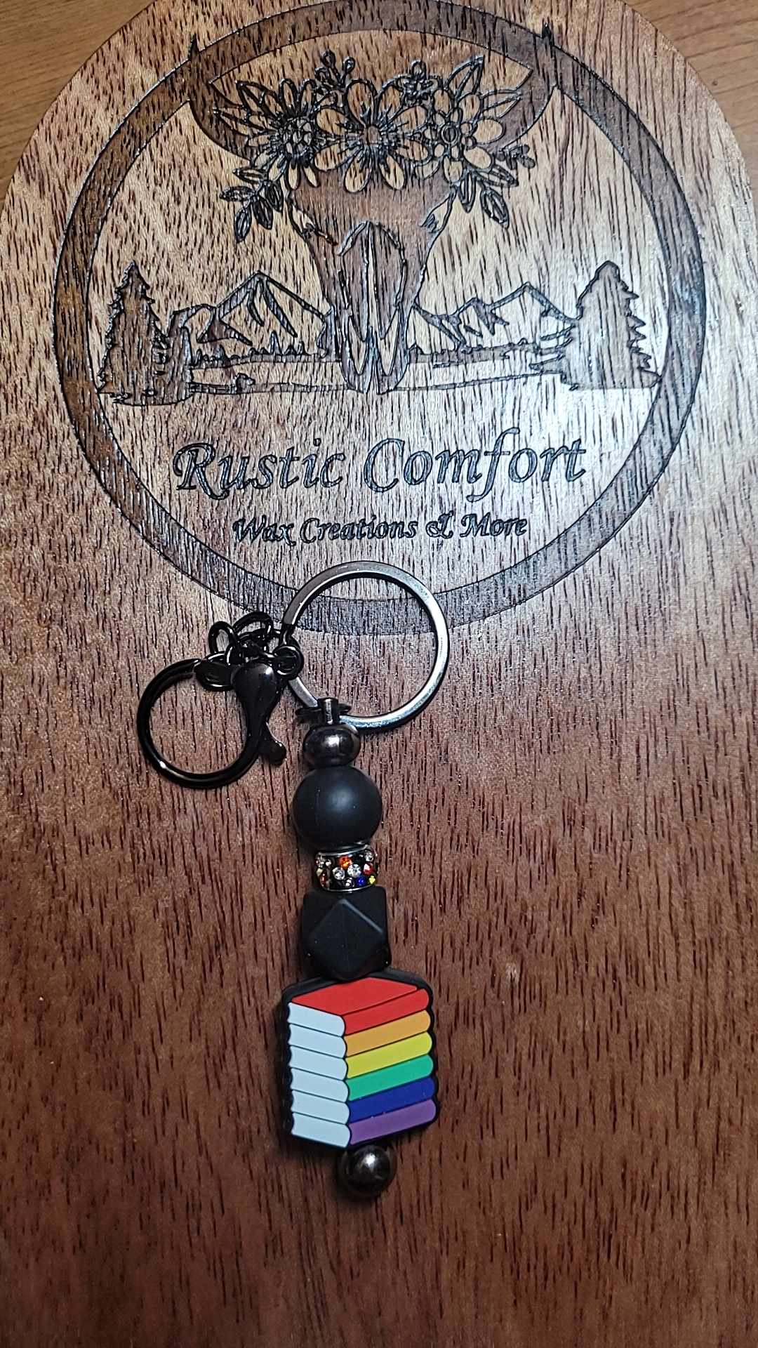 Books Keychain