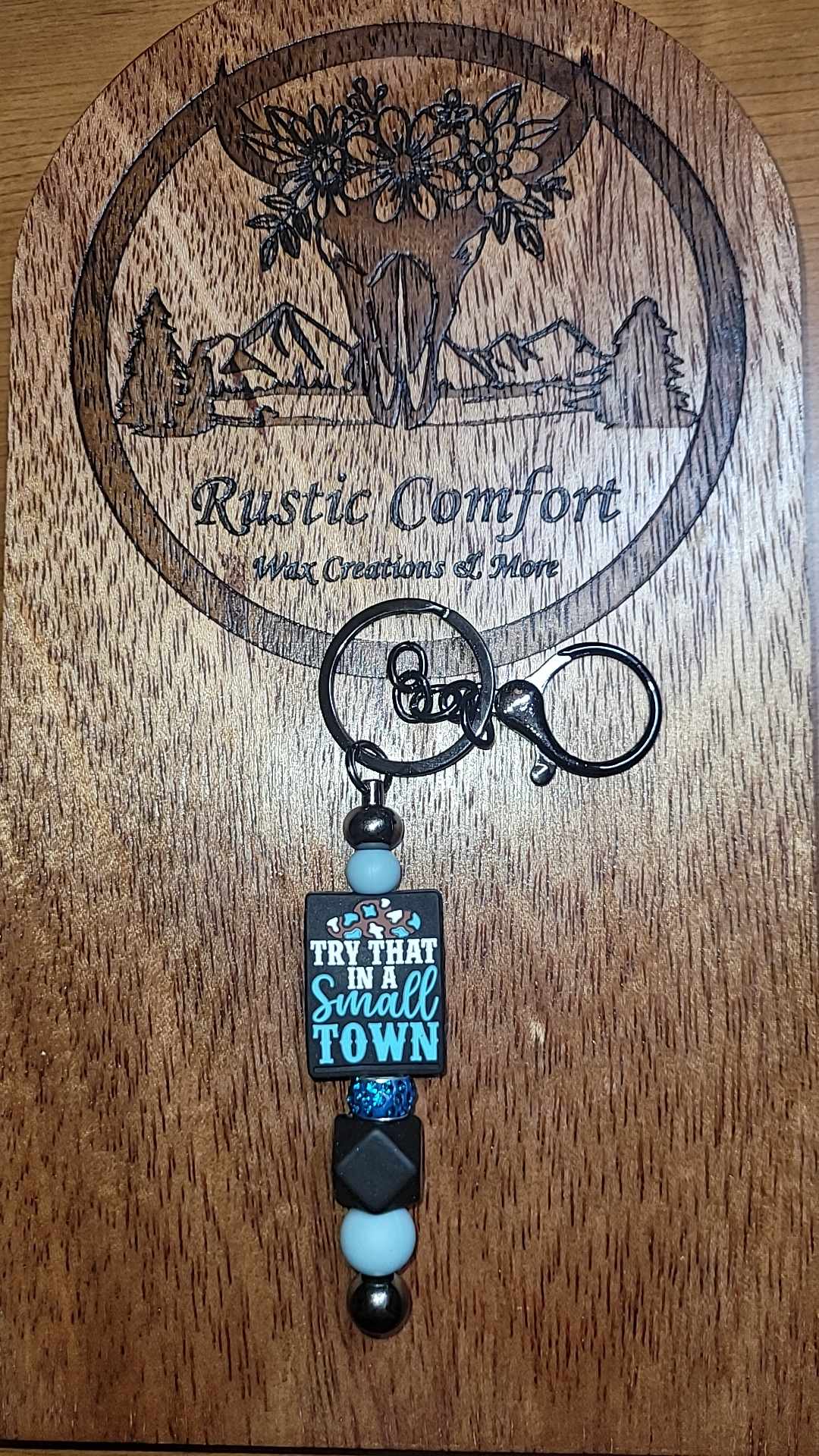 Small Town Keychain