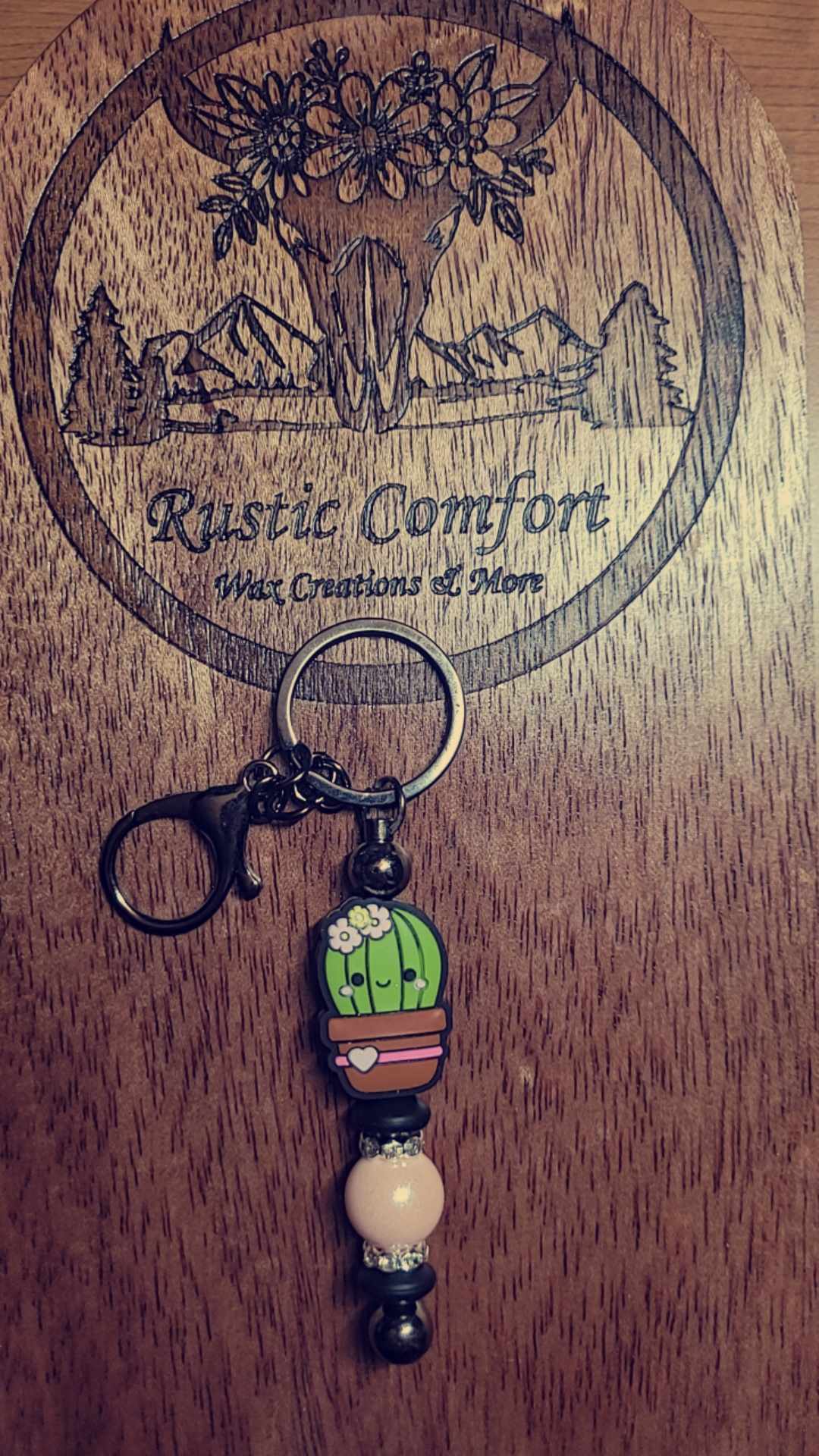 Cactus Keychain