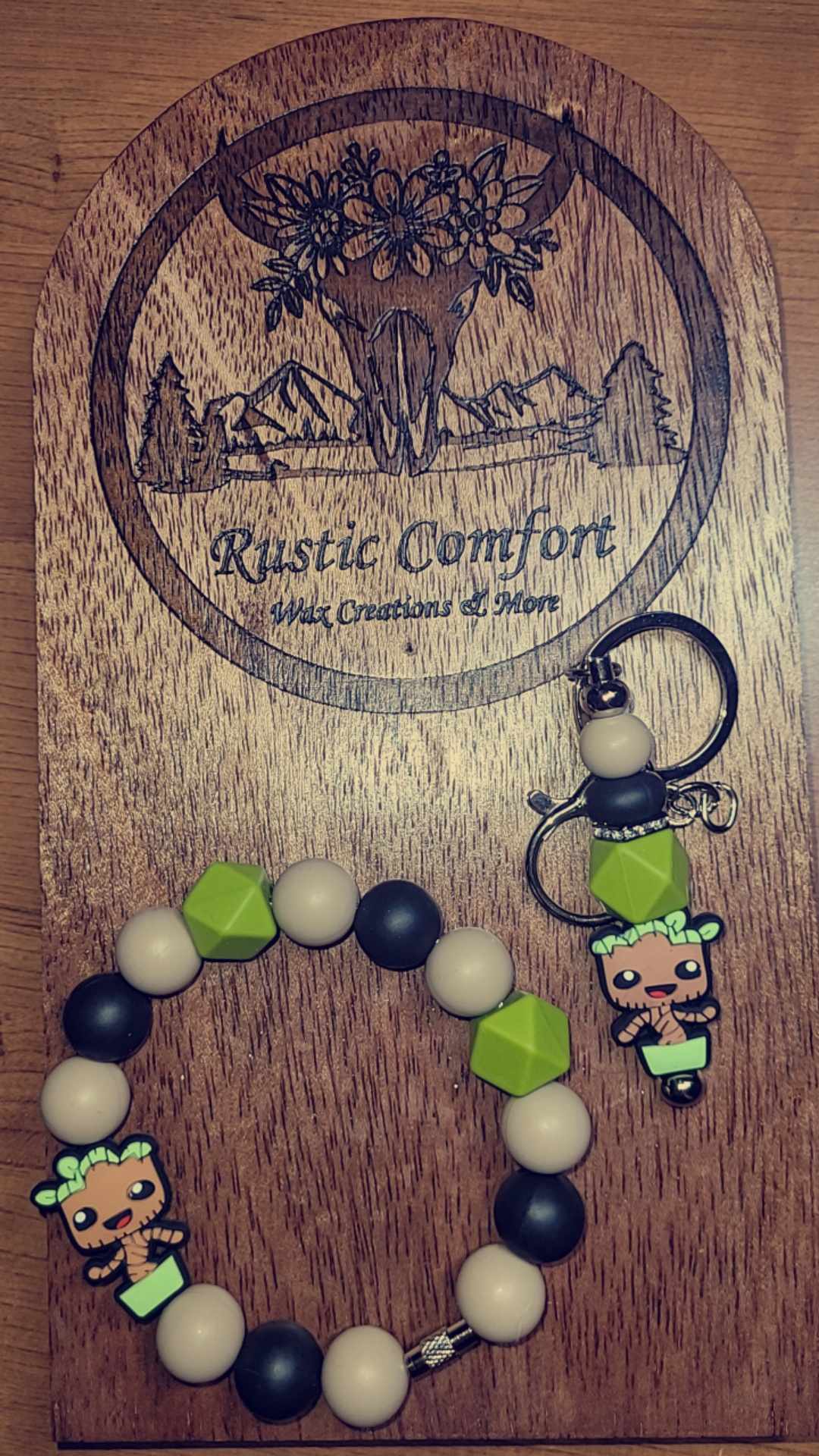 Green Guy Duo Keychain & Wristlet