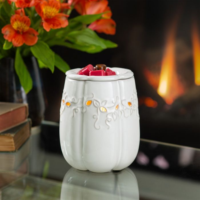 White Pumpkin Illumination Warmer